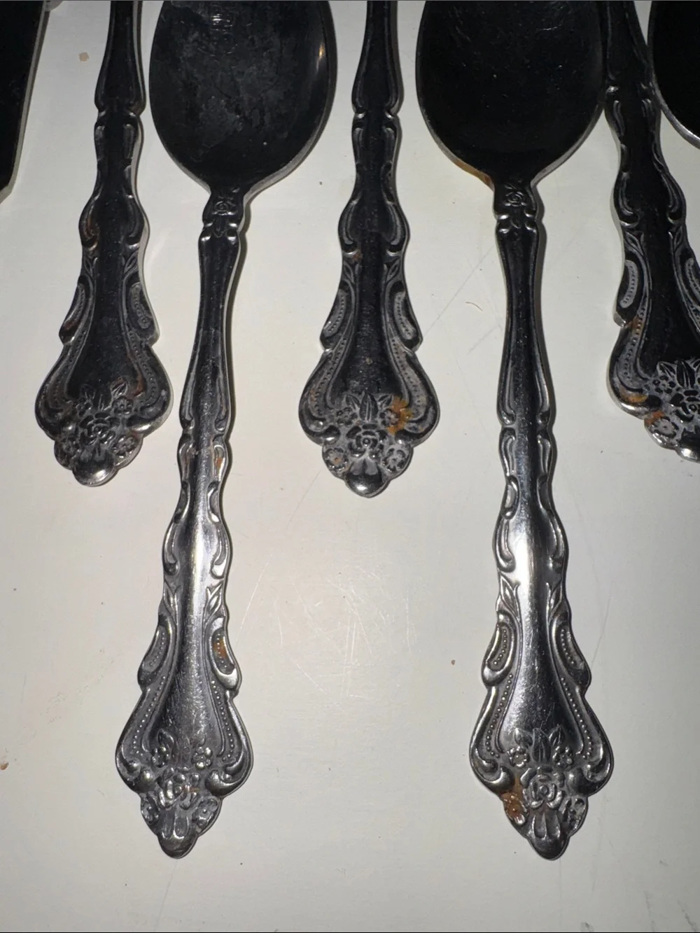 Vintage Custom Craft Japan Stainless Steel “Kings” Pattern 17 pieces